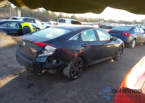 2019 Honda Civic Sport from USA, damaged, VIN 2HGFC2F84KH514704